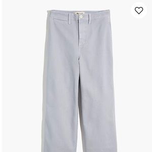 Madewell Slim Emmett Wide-Leg Crop Pants